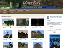 Tablet Screenshot of minecraftmuseum.net